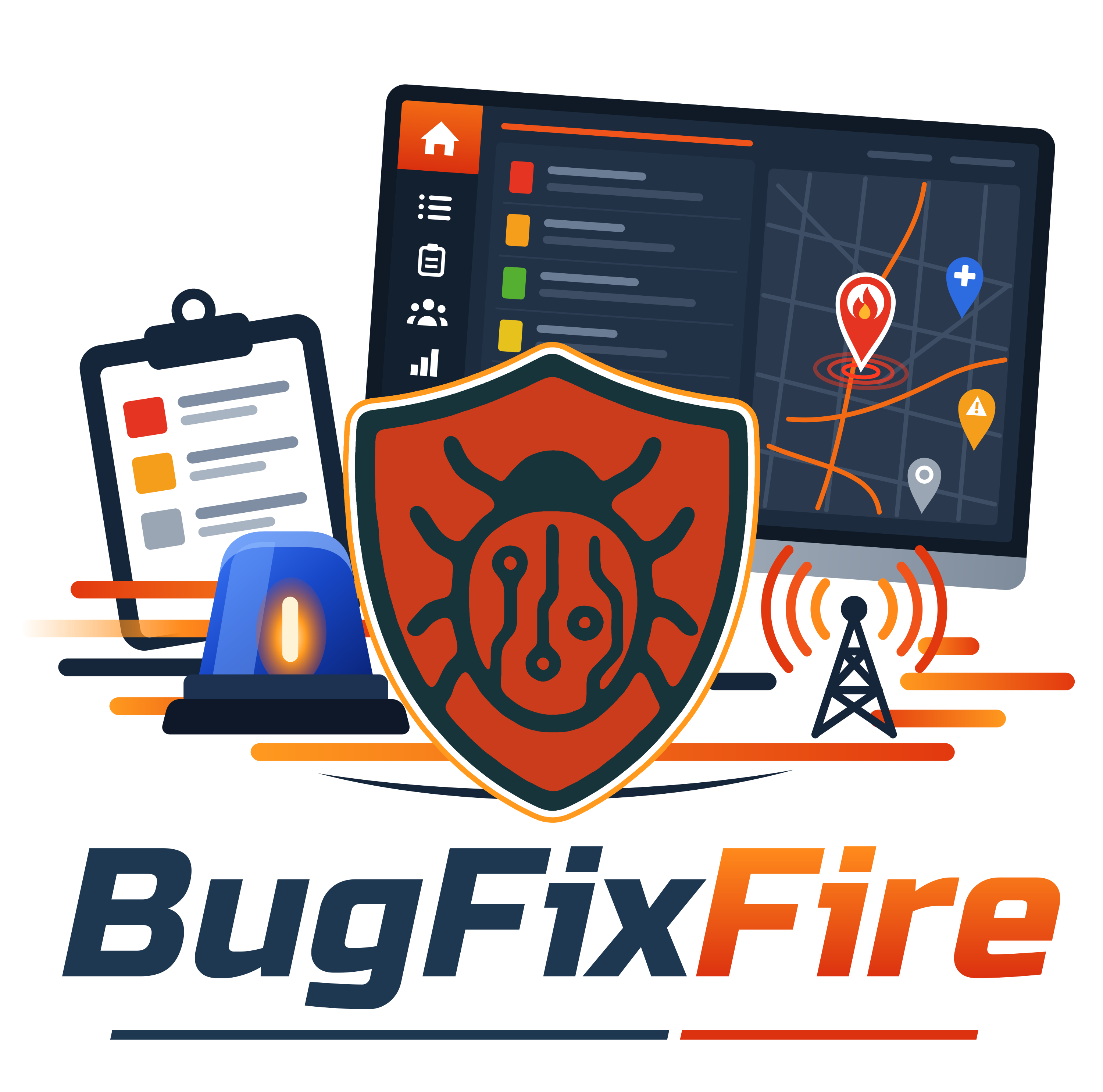 BugFixFire Logo